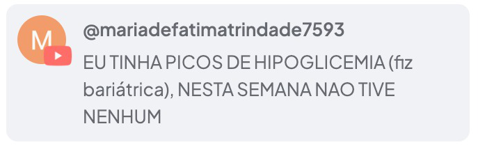 Depoimento de Maria de Fatima no YouTube